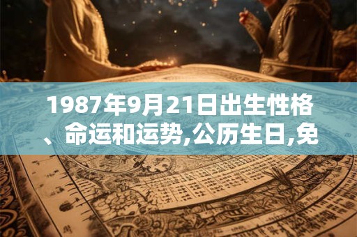 1987年9月21日出生性格、命运和运势,公历生日,免费算命