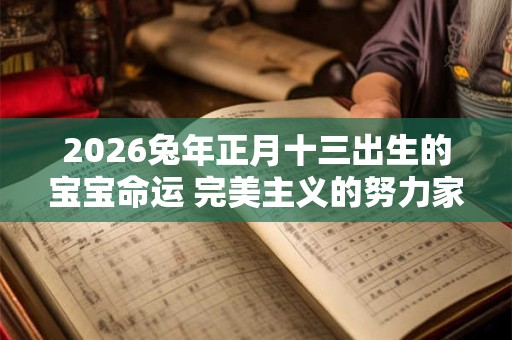 2026兔年正月十三出生的宝宝命运 完美主义的努力家
