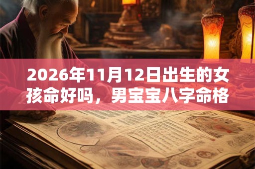 2026年11月12日出生的女孩命好吗,男宝宝八字命格 2026年11月12日出生的女孩命好吗,男宝宝八字命格