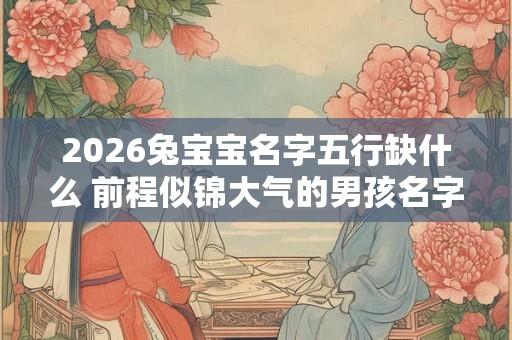 2026兔宝宝名字五行缺什么 前程似锦大气的男孩名字 2026兔宝宝名字五行缺什么 前程似锦大气的男孩名字