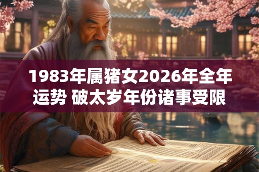 1983年属猪女2026年全年运势 破太岁年份诸事受限 1983年属猪女2026年全年运势 破太岁年份诸事受限