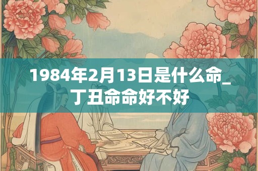 1984年2月13日是什么命_丁丑命命好不好 1984年2月13日是什么命_丁丑命命好不好