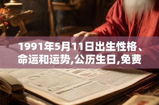 1991年5月11日出生性格、命运和运势,公历生日,免费算命 1991年5月11日出生性格、命运和运势,公历生日,免费算命