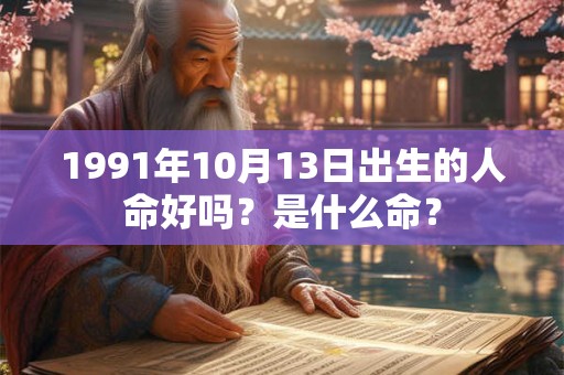 1991年10月13日出生的人命好吗？是什么命？