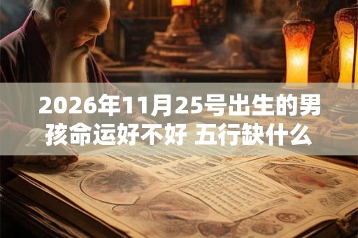 2026年11月25号出生的男孩命运好不好 五行缺什么 2026年11月25号出生的男孩命运好不好 五行缺什么