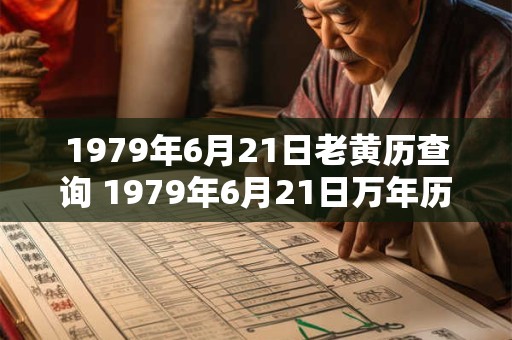 1979年6月21日老黄历查询 1979年6月21日万年历黄道吉日