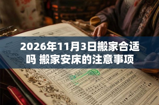 2026年11月3日搬家合适吗 搬家安床的注意事项 2026年11月3日搬家合适吗 搬家安床的注意事项