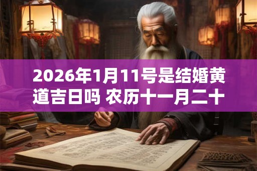 2026年1月11号是结婚黄道吉日吗 农历十一月二十八宜嫁娶吗