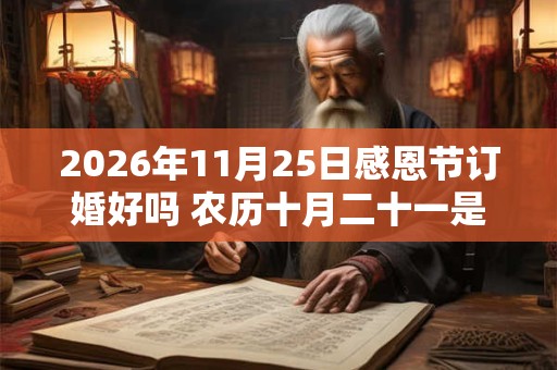 2026年11月25日感恩节订婚好吗 农历十月二十一是黄道吉日吗