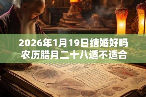 2026年1月19日结婚好吗 农历腊月二十八适不适合办酒席