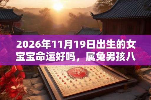 2026年11月19日出生的女宝宝命运好吗,属兔男孩八字命运查询 2026年11月19日出生的女宝宝命运好吗,属兔男孩八字命运查询