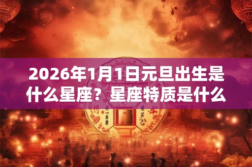 2026年1月1日元旦出生是什么星座?星座特质是什么? 2026年1月1日元旦出生是什么星座?星座特质是什么?