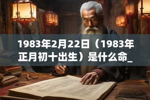1983年2月22日(1983年正月初十出生)是什么命_命运如何 1983年2月22日(1983年正月初十出生)是什么命_命运如何