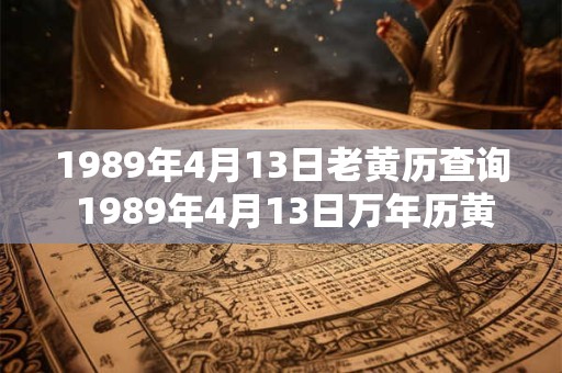 1989年4月13日老黄历查询 1989年4月13日万年历黄道吉日