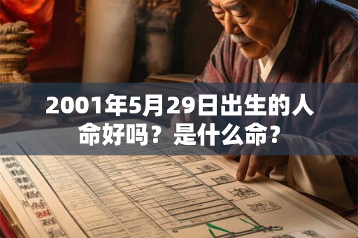 2001年5月29日出生的人命好吗?是什么命? 2001年5月29日出生的人命好吗?是什么命?