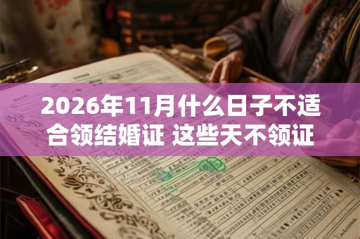 2026年11月什么日子不适合领结婚证 这些天不领证 2026年11月什么日子不适合领结婚证 这些天不领证