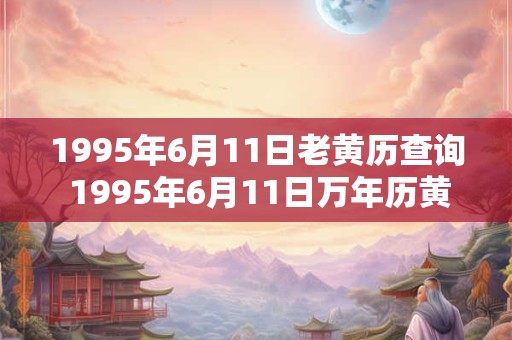 1995年6月11日老黄历查询 1995年6月11日万年历黄道吉日