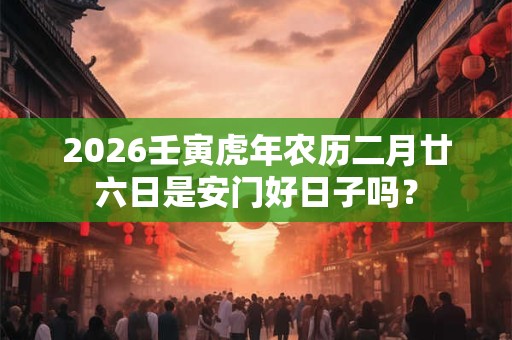 2026壬寅虎年农历二月廿六日是安门好日子吗? 2026壬寅虎年农历二月廿六日是安门好日子吗?