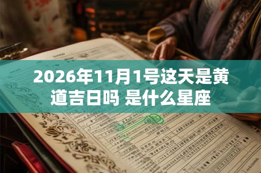 2026年11月1号这天是黄道吉日吗 是什么星座