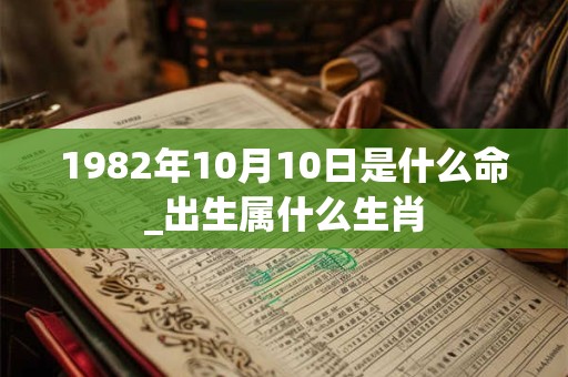 1982年10月10日是什么命_出生属什么生肖