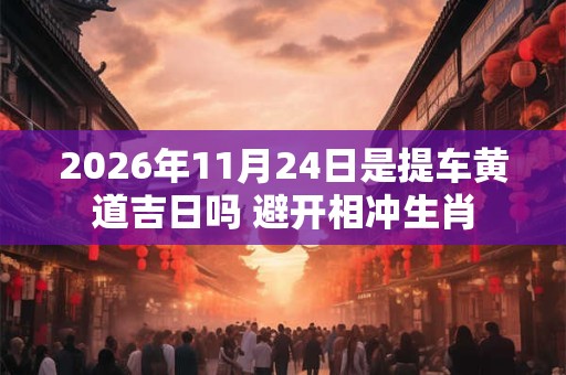 2026年11月24日是提车黄道吉日吗 避开相冲生肖