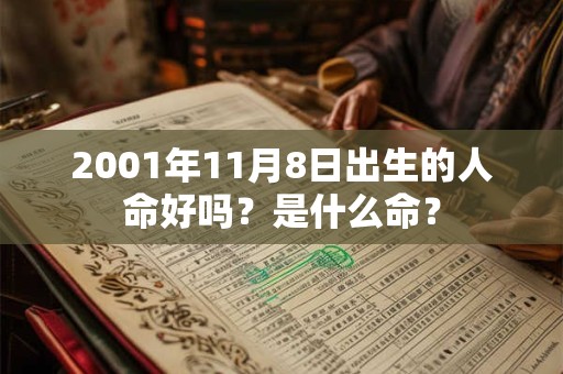 2001年11月8日出生的人命好吗?是什么命? 2001年11月8日出生的人命好吗?是什么命?
