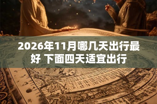 2026年11月哪几天出行最好 下面四天适宜出行 2026年11月哪几天出行最好 下面四天适宜出行