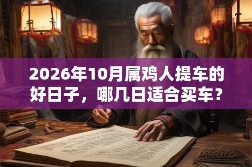 2026年10月属鸡人提车的好日子,哪几日适合买车? 2026年10月属鸡人提车的好日子,哪几日适合买车?