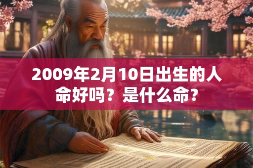 2009年2月10日出生的人命好吗?是什么命? 2009年2月10日出生的人命好吗?是什么命?