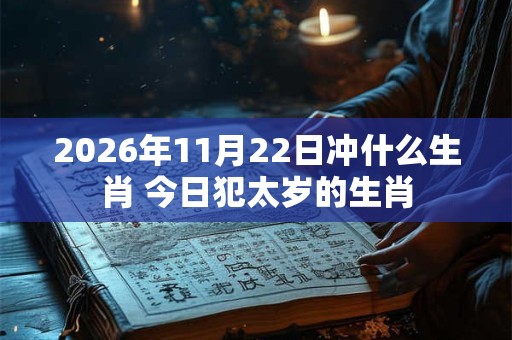 2026年11月22日冲什么生肖 今日犯太岁的生肖 2026年11月22日冲什么生肖 今日犯太岁的生肖