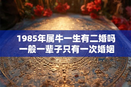 1985年属牛一生有二婚吗 一般一辈子只有一次婚姻