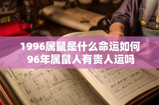 1996属鼠是什么命运如何 96年属鼠人有贵人运吗 1996属鼠是什么命运如何 96年属鼠人有贵人运吗