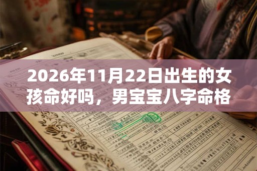 2026年11月22日出生的女孩命好吗，男宝宝八字命格