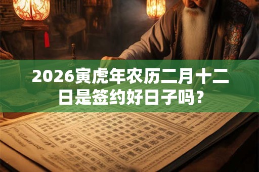 2026寅虎年农历二月十二日是签约好日子吗？