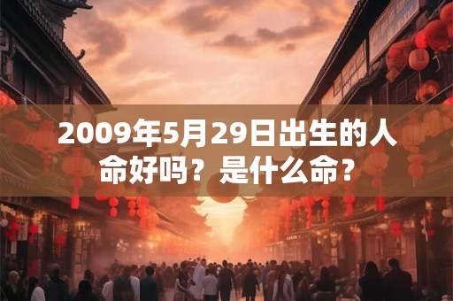 2009年5月29日出生的人命好吗?是什么命? 2009年5月29日出生的人命好吗?是什么命?