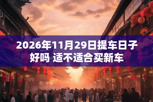 2026年11月29日提车日子好吗 适不适合买新车
