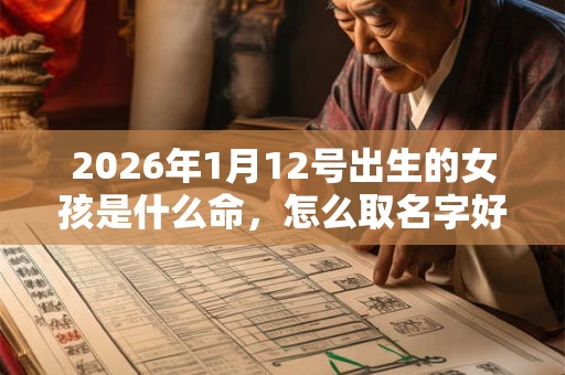 2026年1月12号出生的女孩是什么命，怎么取名字好