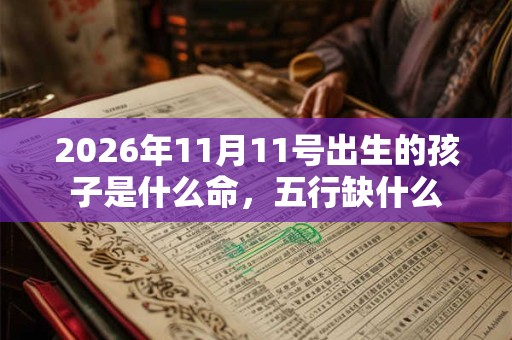 2026年11月11号出生的孩子是什么命，五行缺什么