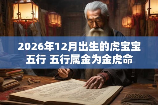 2026年12月出生的虎宝宝五行 五行属金为金虎命