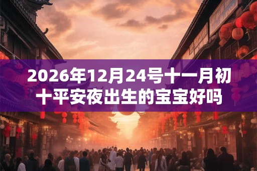 2026年12月24号十一月初十平安夜出生的宝宝好吗 2026年12月24号十一月初十平安夜出生的宝宝好吗