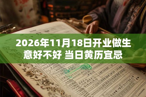 2026年11月18日开业做生意好不好 当日黄历宜忌 2026年11月18日开业做生意好不好 当日黄历宜忌