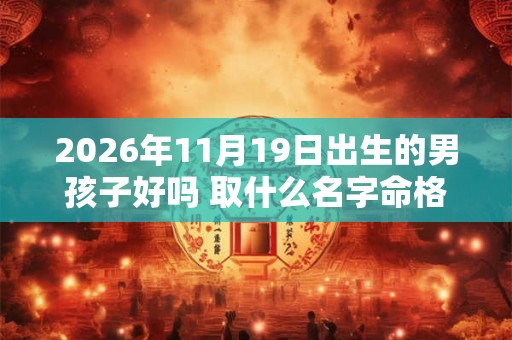 2026年11月19日出生的男孩子好吗 取什么名字命格好