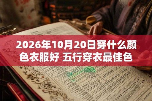 2026年10月20日穿什么颜色衣服好 五行穿衣最佳色 2026年10月20日穿什么颜色衣服好 五行穿衣最佳色