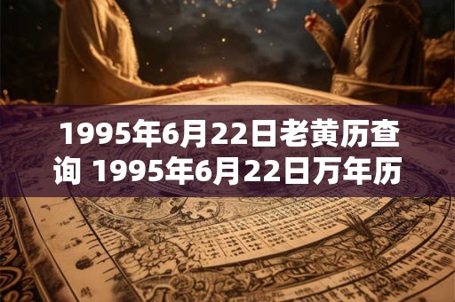 1995年6月22日老黄历查询 1995年6月22日万年历黄道吉日
