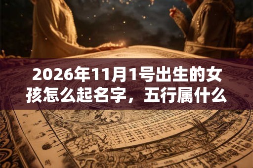 2026年11月1号出生的女孩怎么起名字，五行属什么