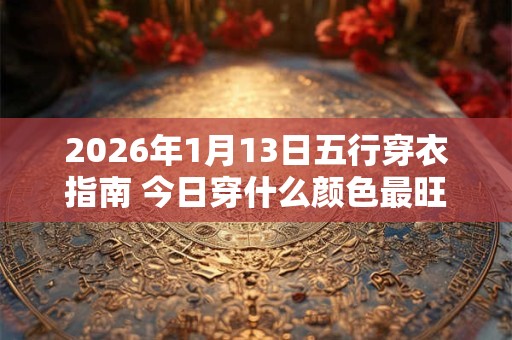 2026年1月13日五行穿衣指南 今日穿什么颜色最旺运