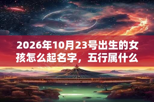 2026年10月23号出生的女孩怎么起名字,五行属什么 2026年10月23号出生的女孩怎么起名字,五行属什么