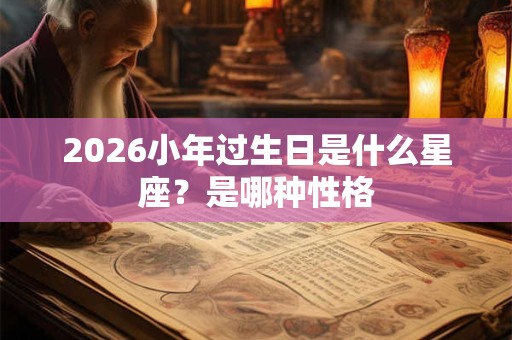 2026小年过生日是什么星座?是哪种性格 2026小年过生日是什么星座?是哪种性格