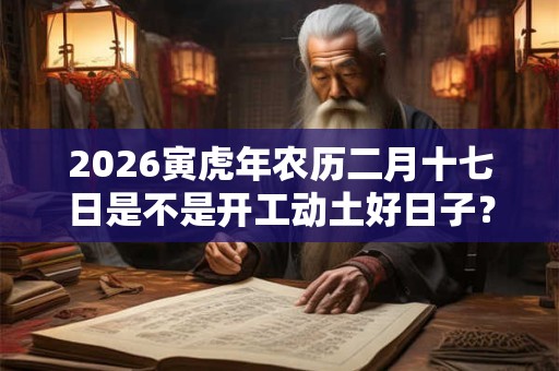 2026寅虎年农历二月十七日是不是开工动土好日子？