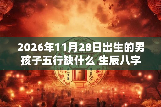 2026年11月28日出生的男孩子五行缺什么 生辰八字高分取名 2026年11月28日出生的男孩子五行缺什么 生辰八字高分取名
